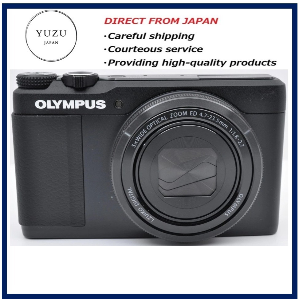 Pre-owned Product OLYMPUS STYLUS XZ-10 Black Compact Digital Camera 12MP i.ZUIKO F1.8-2.7 Fast Lens 