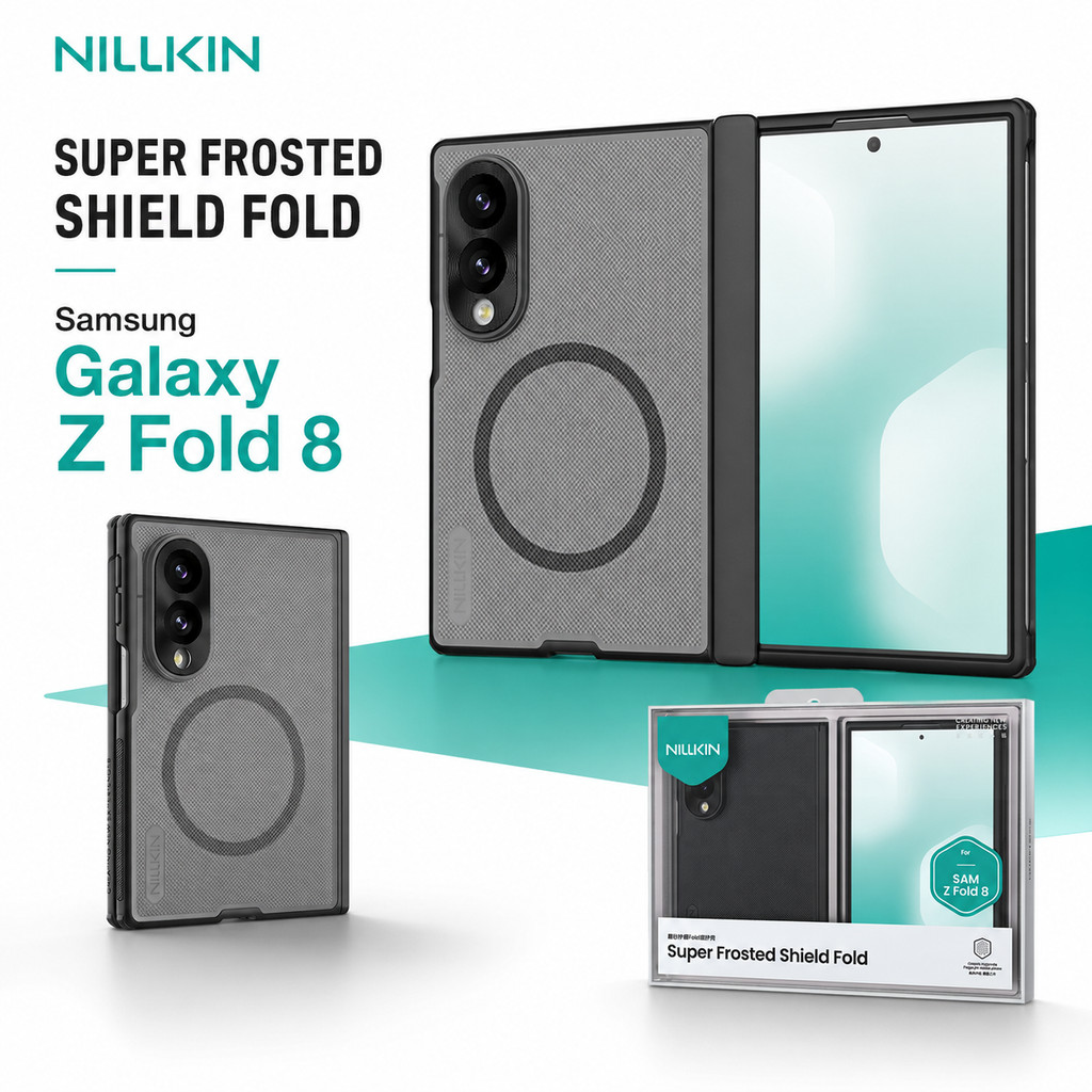 NILLKIN เคสแม่เหล็ก สำหรับ Samsung Galaxy Z Fold 8 Fold8 ไม่มีช่องเสียบปากกา บานFoldป้องกัน CA4019