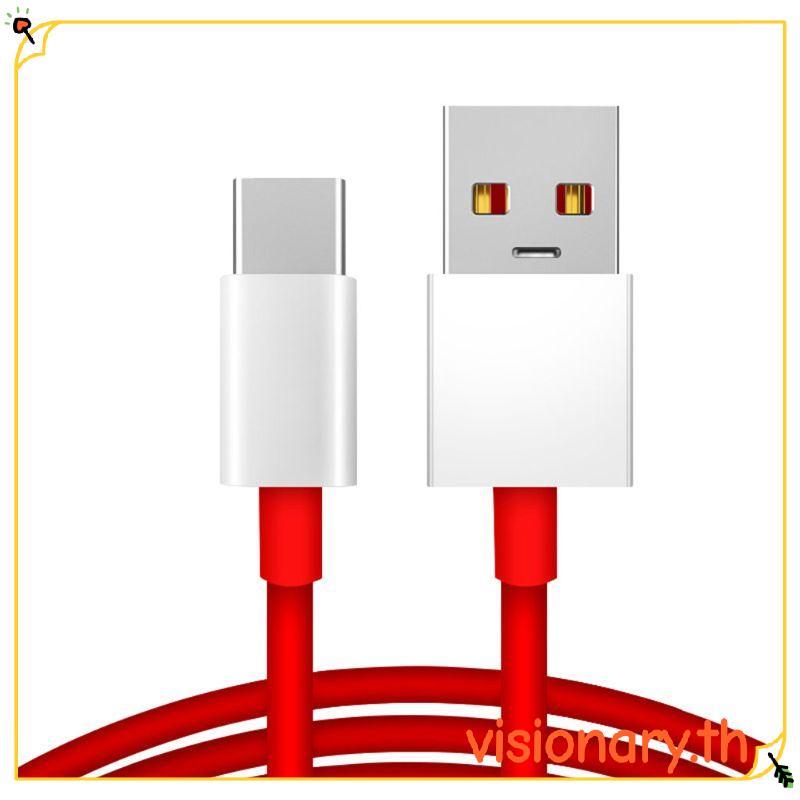 Vision USB 3 1 Type C Cable Quick Fast Charging Power Data Cable สําหรับ 6T 5T