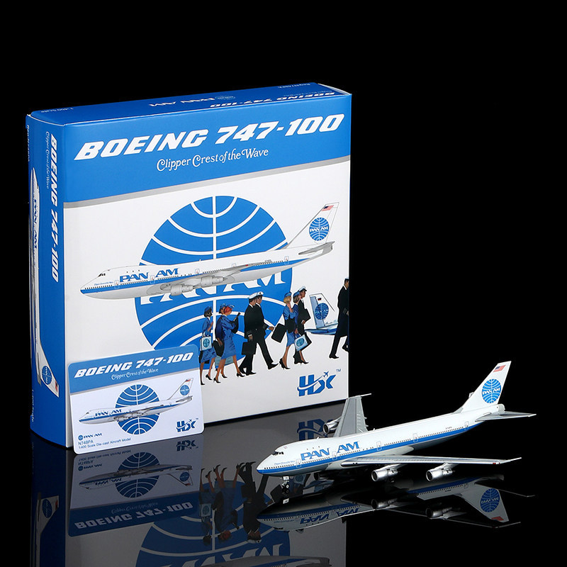 HX Models 1/400 Pan America Airlines B747-100 เครื่องบินรุ่น N748PA/N749PA