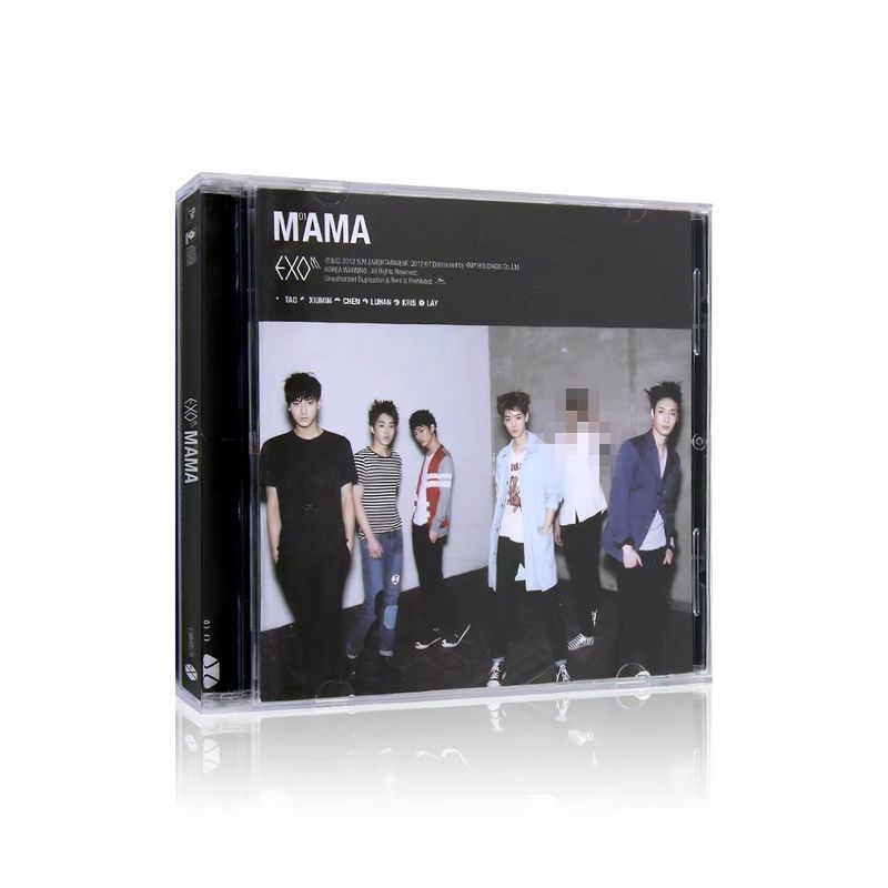 EXO-M 1st Mini Album MAMA Album CD เวอร์ชั่นภาษาจีน+Lyrics Book+Photocard 8-17-21