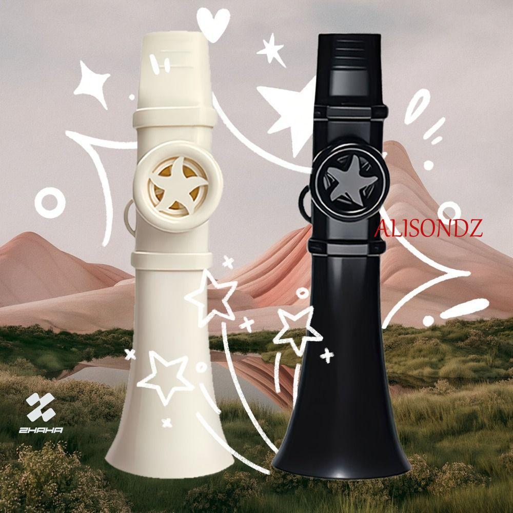 ALISONDZ Professional Kazoo, การออกแบบแบบพกพาพลาสติก Kazoo ขลุ่ย, ตลก Dudu Mouthpiece พร้อม Lanyard 