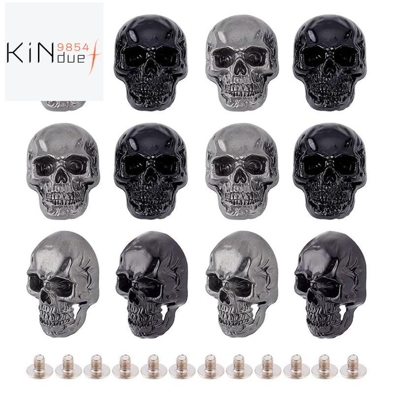 Skull Studs Skull Studs สําหรับหนัง Skull สกรูกลับ Rivets
