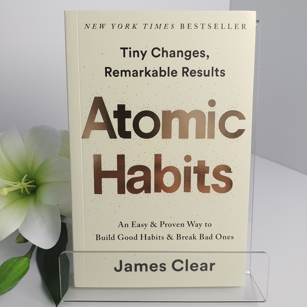 คลังสินค้าพร้อม จัดส่งรวดเร็ว พร้อมส่ง Atomic Habits Establish Good Habits เวอร์ชันภาษาอังกฤษ Atomic