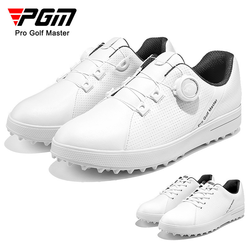 PGM Golf สุภาพสตรีรองเท้า Turnbuckle/Shoelace สไตล์รองเท้าผู้หญิงผลิตภัณฑ์ใหม่กันน้ํากันลื่นรองเท้า 