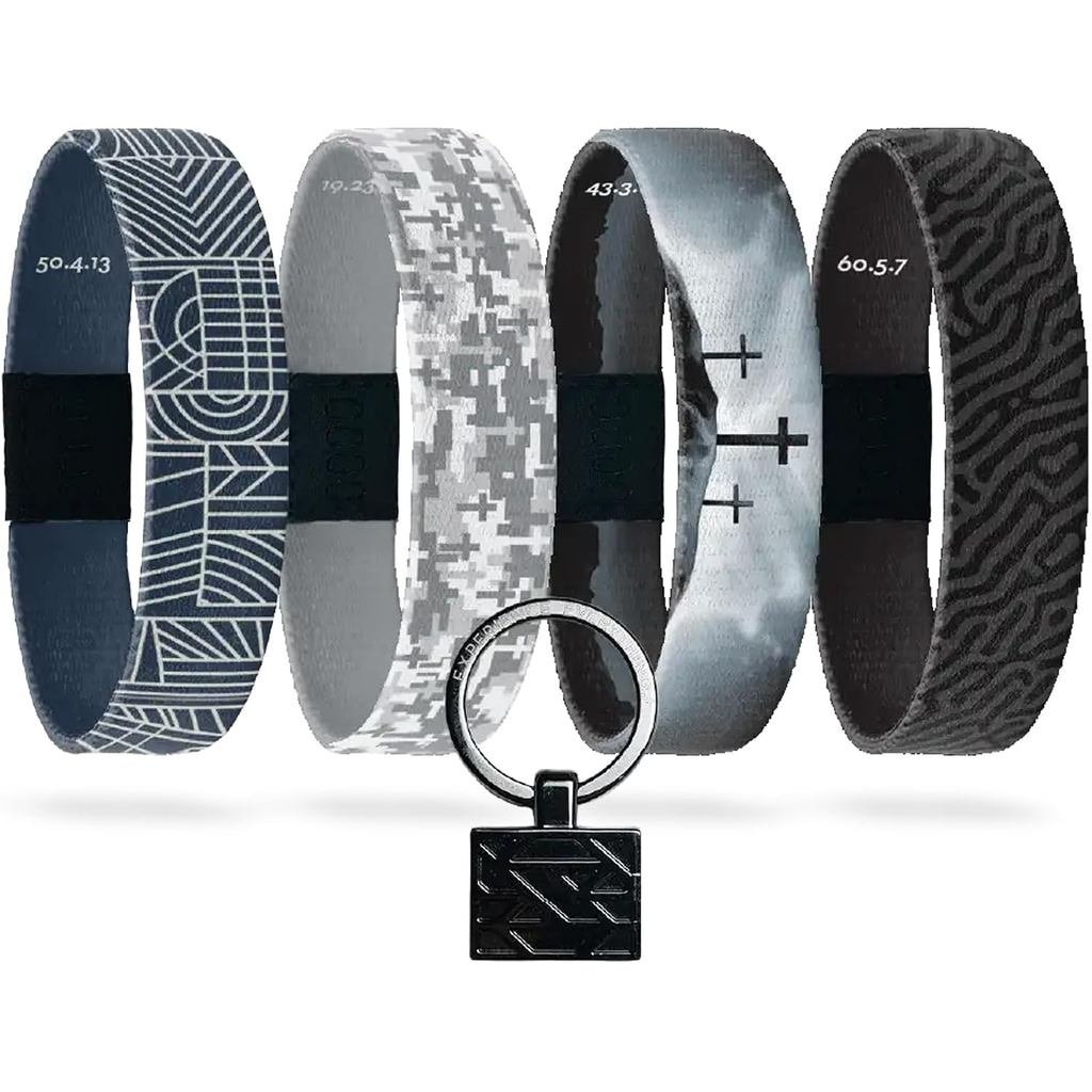 ZOX Interactive Bible Verse Bracelets  Mens Bible Pack