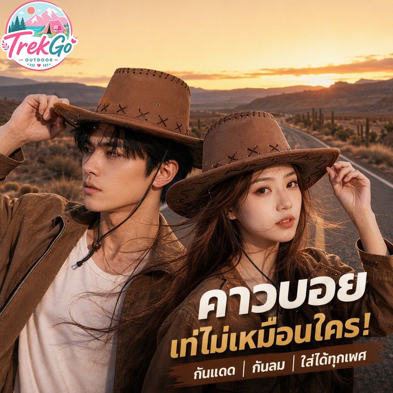 หมวกคาวบอยตะวันตก หนังเทียม ปีกกว้าง มีสายรัดคาง กันแดด กันลม สไตล์วินเทจ ผู้ชาย ผู้หญิง