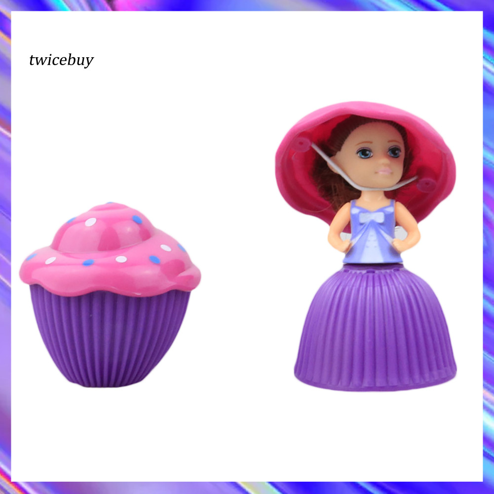 [TY] น่ารักหอม Deformable Surprise Cupcake ตุ๊กตาเจ้าหญิงของเล่นเด็กผู้หญิง
