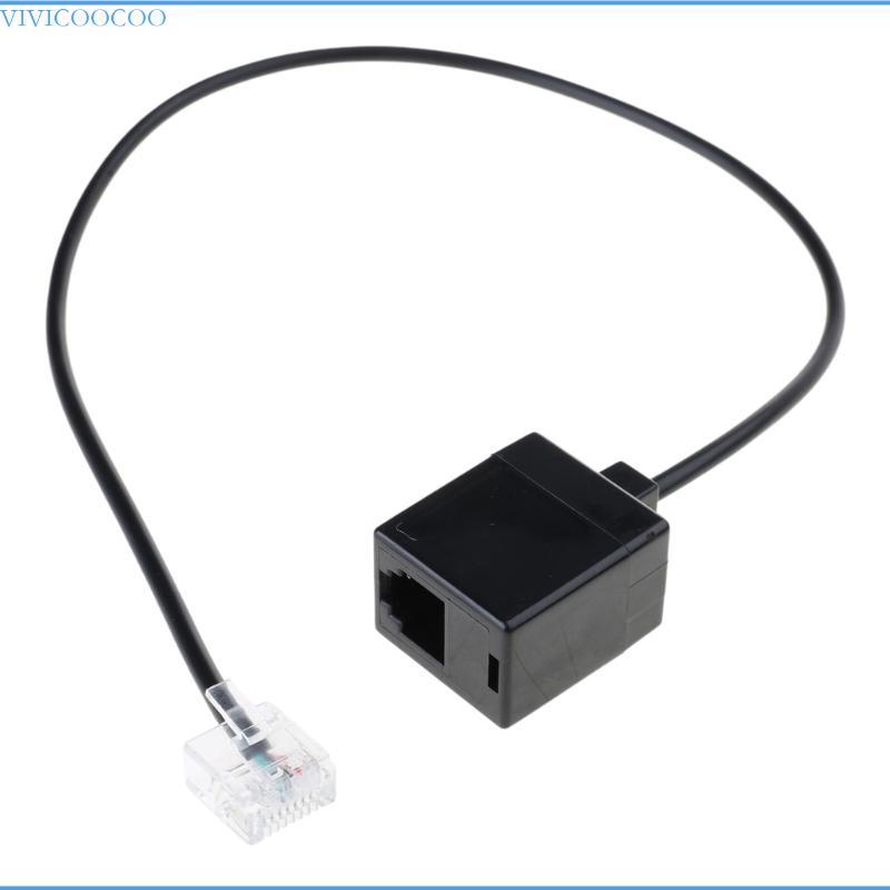 VIVI RJ45 Ethernet to RJ11 สายแปลง RJ45 ถึง RJ11 สายอะแดปเตอร์สําหรับสํานักงาน