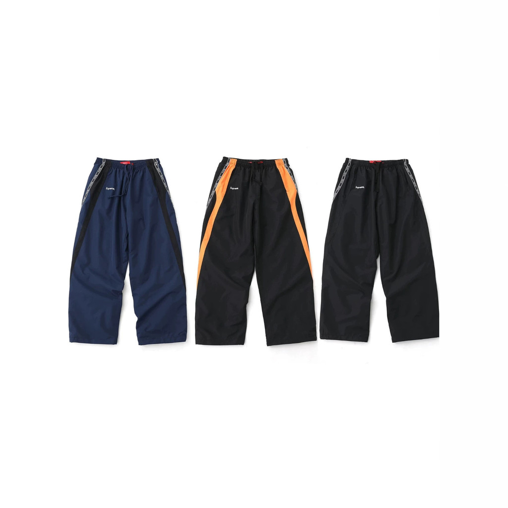 JORZ supSS26 WEEK12 โลโก้ Taping Track Pant ประทับตรา绳 สี spild imideal กีฬา