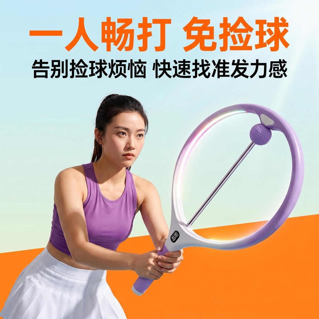 เทรนเนอร์เทนนิสผู้ใหญ่ Home Swing Trainer เริ่มต้น Swing Strength Trainer