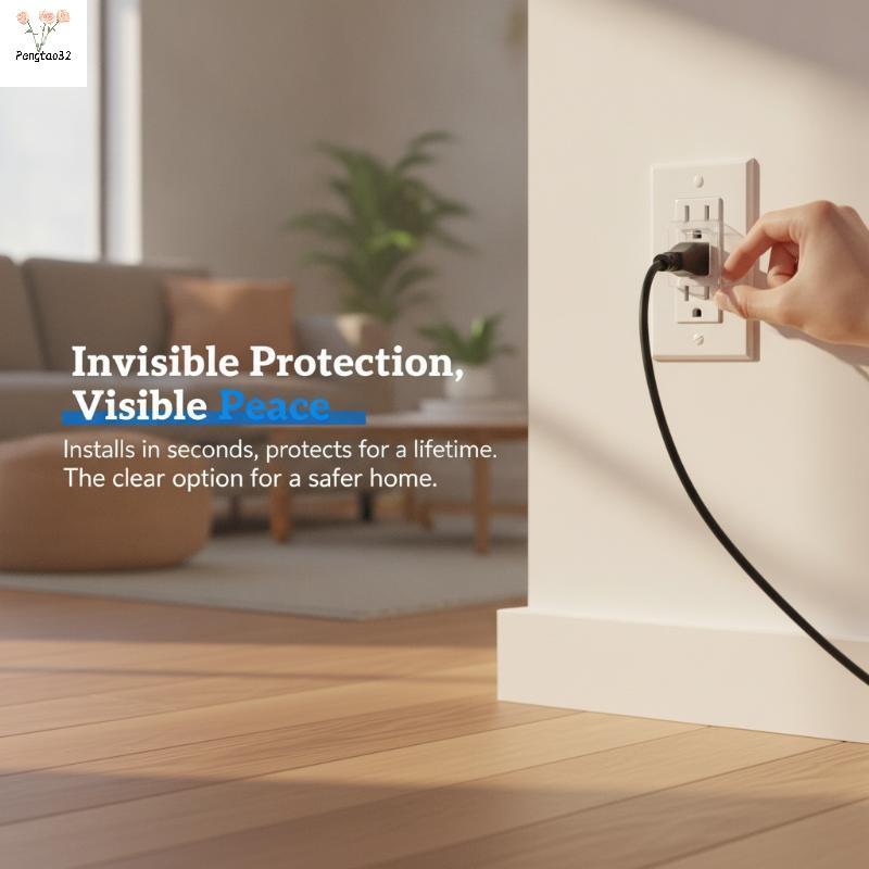 [pes] Baby Safety Electric Outlet Guards Anti Electric Sho Easy Setup 10/30 ชิ้นเด็ก Proof Soet สําห