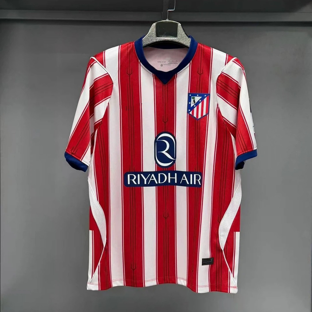 พัดลมรุ่น 26/27 Atletico Madrid Home Jersey J.ALVAREZ 19 GRIEZMANN 7 เสื้อฟุตบอลผู้ชาย S-4XL