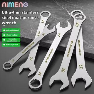 NIMENG 1 ชิ้น Ultra-thin ประแจปลายเปิด, 5-32 มิลลิเมตร Double-end Ratchet Spanner, ทนทาน Multi-Function ความหนา 3 มิลลิเมตรประแจปลายเปิดจักรยานรถจักรยานยนต์รถซ่อมเครื่องมือ