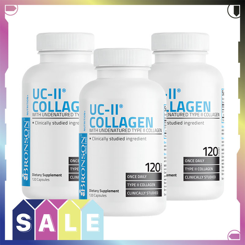 Bronson UC-II Collagen Type II ช่วยดูแลข้อต่อ การเคลื่อนไหว และความยืดหยุ่น