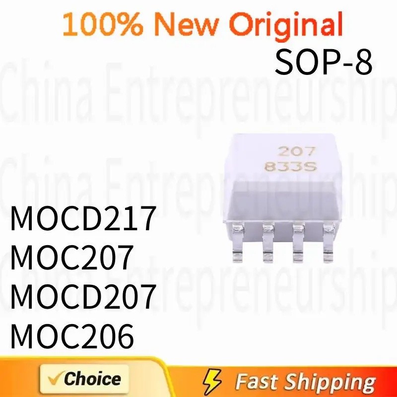 1-5PCS MOCD217 MOC207 MOCD207 MOC206 SOP-8 SMD ชิปขายส่งic