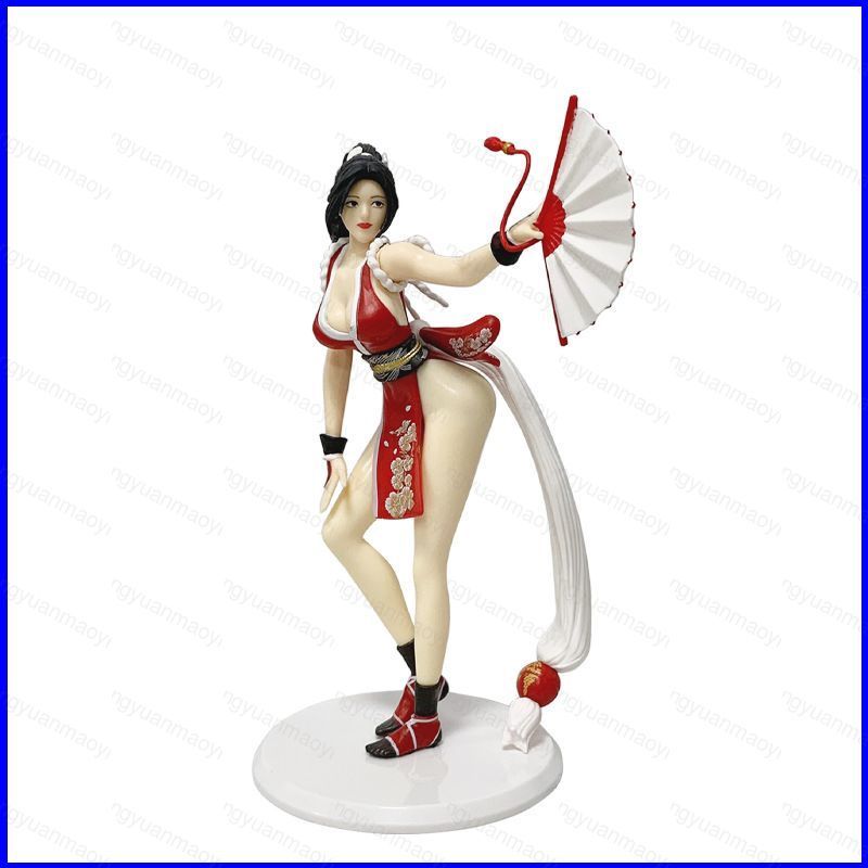 ZY1 THEKINGOFFIGHTERS Mai Shiranui Action Figure สีดําสีแดงชุดอะนิเมะสาวเดสก์ท็อปเครื่องประดับของขวั