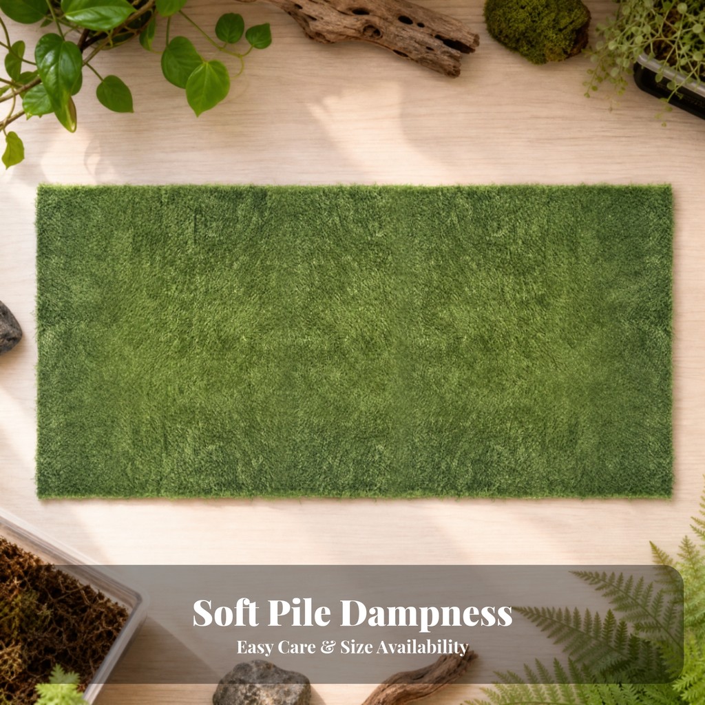 Terrarium Habitat Liner หนา Rainforest Reptile Habitat Mat สําหรับ Lizard Habitats, Vivariums
