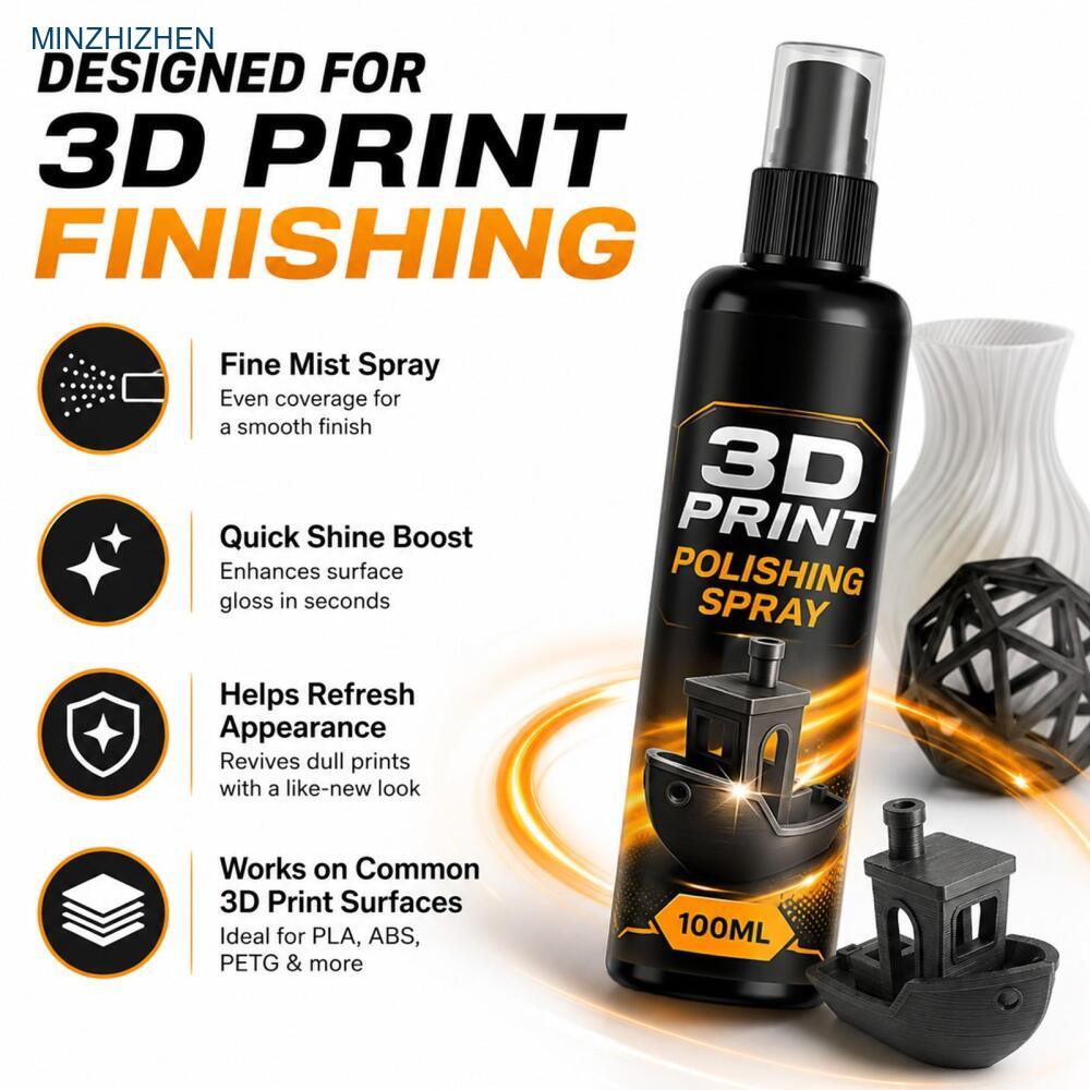 3D Print Glossy Spray, 100ml รุ่น Gloss Enhancer Spray, Smooth Gloss Texture Spray, ซ่อนอย่างมีประสิ