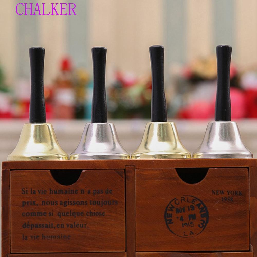 CHALKER Call Service Handheld Party Alarm Metal Loud Dinner Ring
