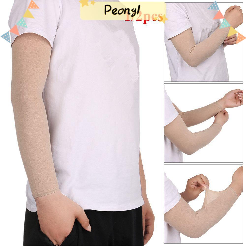 PEONY 1/2 ชิ้น Tattoo Cover Up Elastic Arm Warmer สีผิว Forearm คอนซีลเลอร์