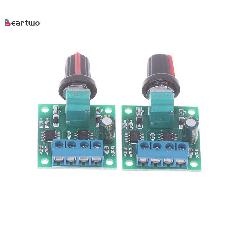 <beartwo-t>DC 1.8V 3V 5V 6V 12V 2A 1803BK PWM มอเตอร์ควบคุมความเร็วมอเตอร์แรงดันต่ําสวิตช์ควบคุมความ