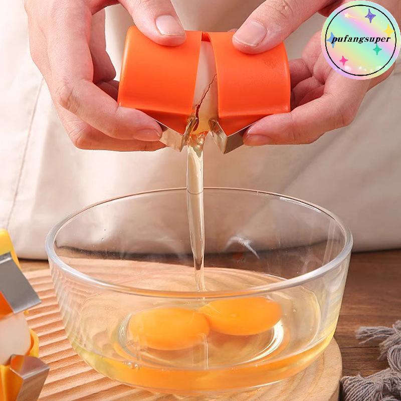 Pufangsuper Eggshell Separator Handheld Eggshell Opener ไข่แบบพกพาไข่ Craing เครื่องมือสําหรับ Home 
