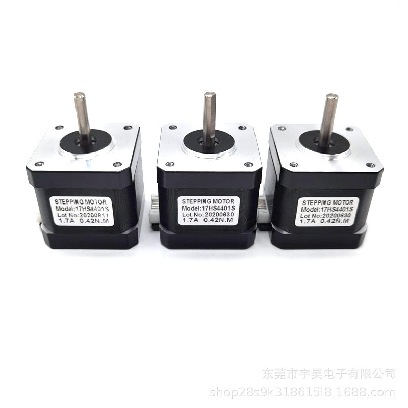 3D ชิ้นส่วนเครื่องพิมพ์ 42 Stepper Motor เพลาเดี่ยว NEWA17 17HS4401S 2 เฟส 4 สายมอเตอร์ไฮบริด 8.27 A