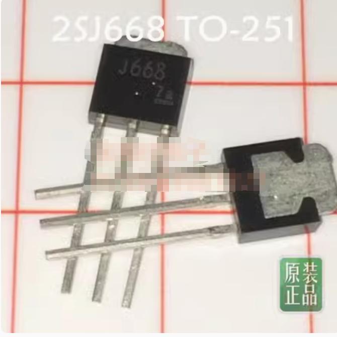 J668 2SJ668 In-Line TO-251 MOS Field Effect Tube P Channel 5A 60V ยี่ห้อใหม่นําเข้าบรรจุภัณฑ์เดิม