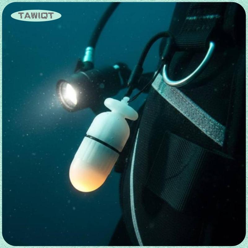 YIJU คู่หูใต้น้ํา Beacon Light 100 ม. ถังดําน้ํากันน้ํา Beacon Light Lanyard