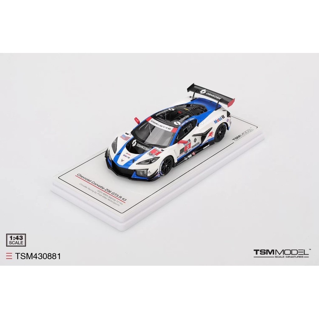[现货]TSM 1:43雪兰Chevrolet Corvette Z06 GT3.ร #3 Corvette Racing โดย Pratt Miller Motorsports 2025 IMSA