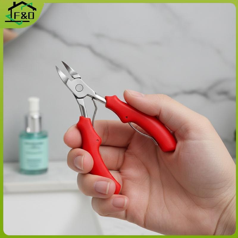 F&O Professionals Choice Toenail Cuticle Nipper พร้อม Sharp Edge สําหรับ Superior Nail Care .