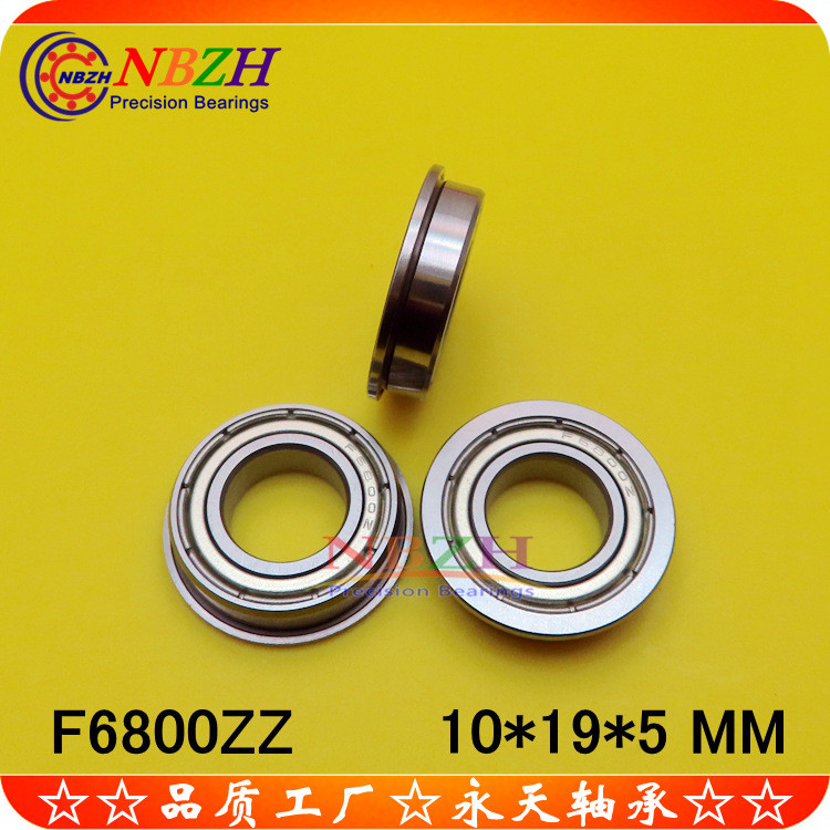 NBZH แบริ่งหน้าแปลน SF6800ZZ F6800ZZ F6800-2RS LF-1910 10*19*5 VTNH
