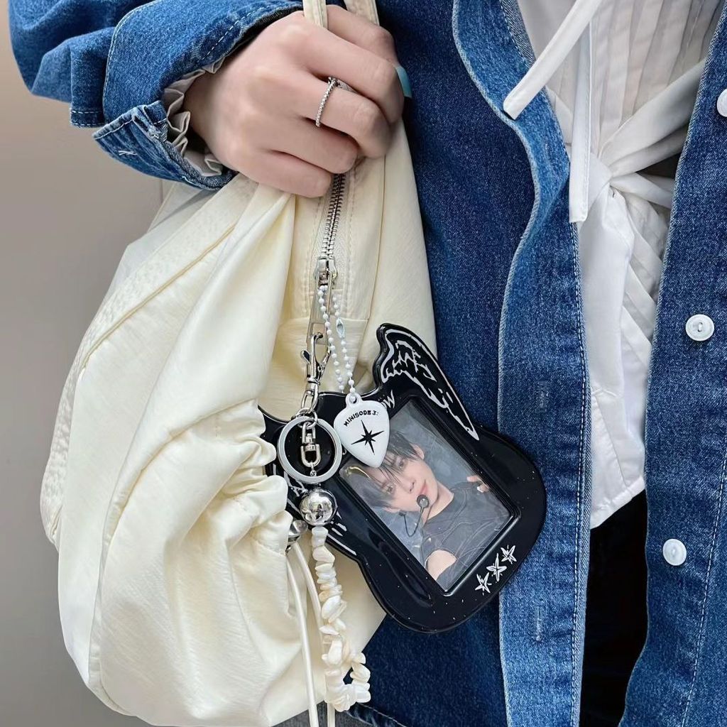 เกาหลี TXT TXT Star Chasing PVC Card Holder Aidou Photocard Meal Card Campus Card Bus Card Bag Stora