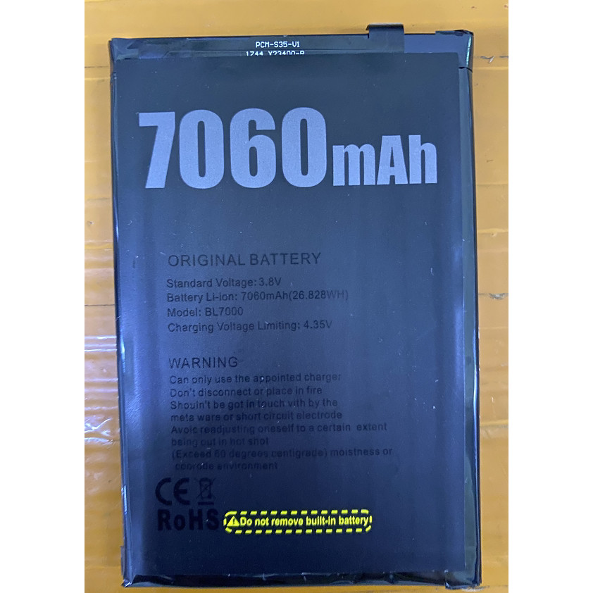 [คลังสินค้าพร้อม] เหมาะสําหรับแบตเตอรี่ Doogee/doogee bl7000 doogee BL7000 แบตเตอรี่โทรศัพท์มือถือแบ