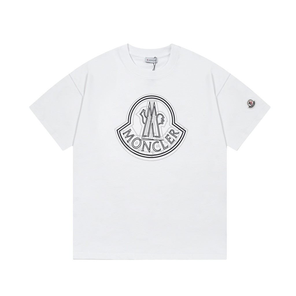 Moncler/Moncler 2026 คลาสสิกรอบคอแขนสั้นเสื้อยืดผู้ชายผู้หญิงสไตล์ Joint กีฬาแขนสั้น Original Design
