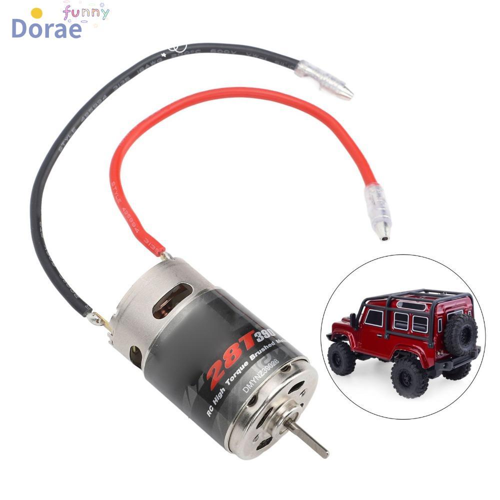 DORAESE มอเตอร์ RC Brushed, 390 28T สแตนเลส RC มอเตอร์แปรง, ทนทานเสียงรบกวนต่ํา High Torsion RC มอเต