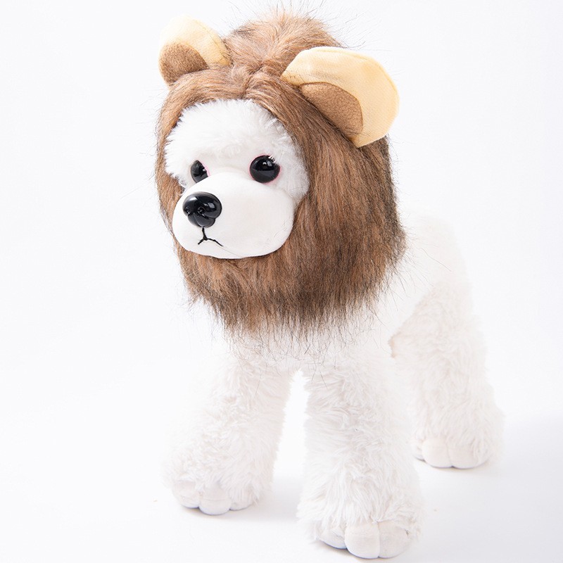 Cat Lion Headgear Funny Pet Dress Up Ear Hat Dog Cute Funny Headgear Pet Supplies