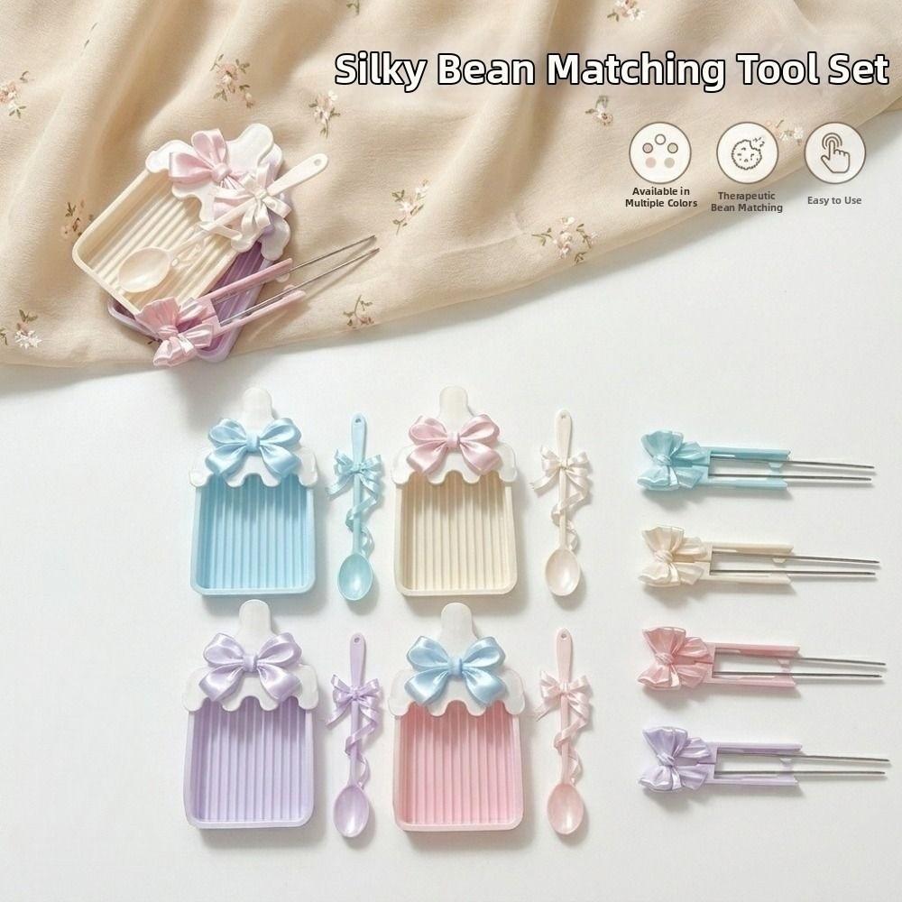RIVERSIDE Fuse Bead ชุดเครื่องมือ, Creative Efficent Fuse Bead Spoon Pen Tray Kit, Reusable Save Tim