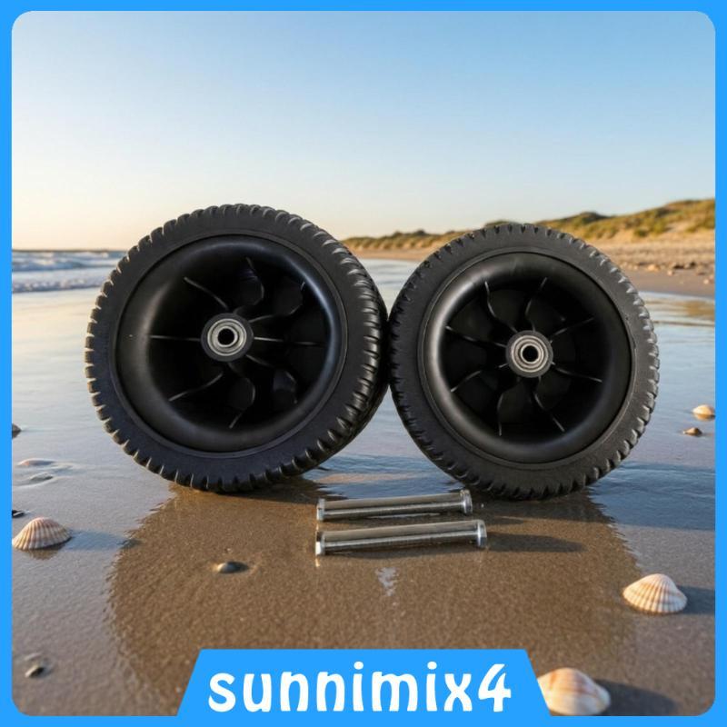 [H2Sports] Camping Cart Wheel Assembly Heavy-Duty 7 นิ้ว Camping Cart Wheel ติดตั้งง่ายสําหรับ Marke
