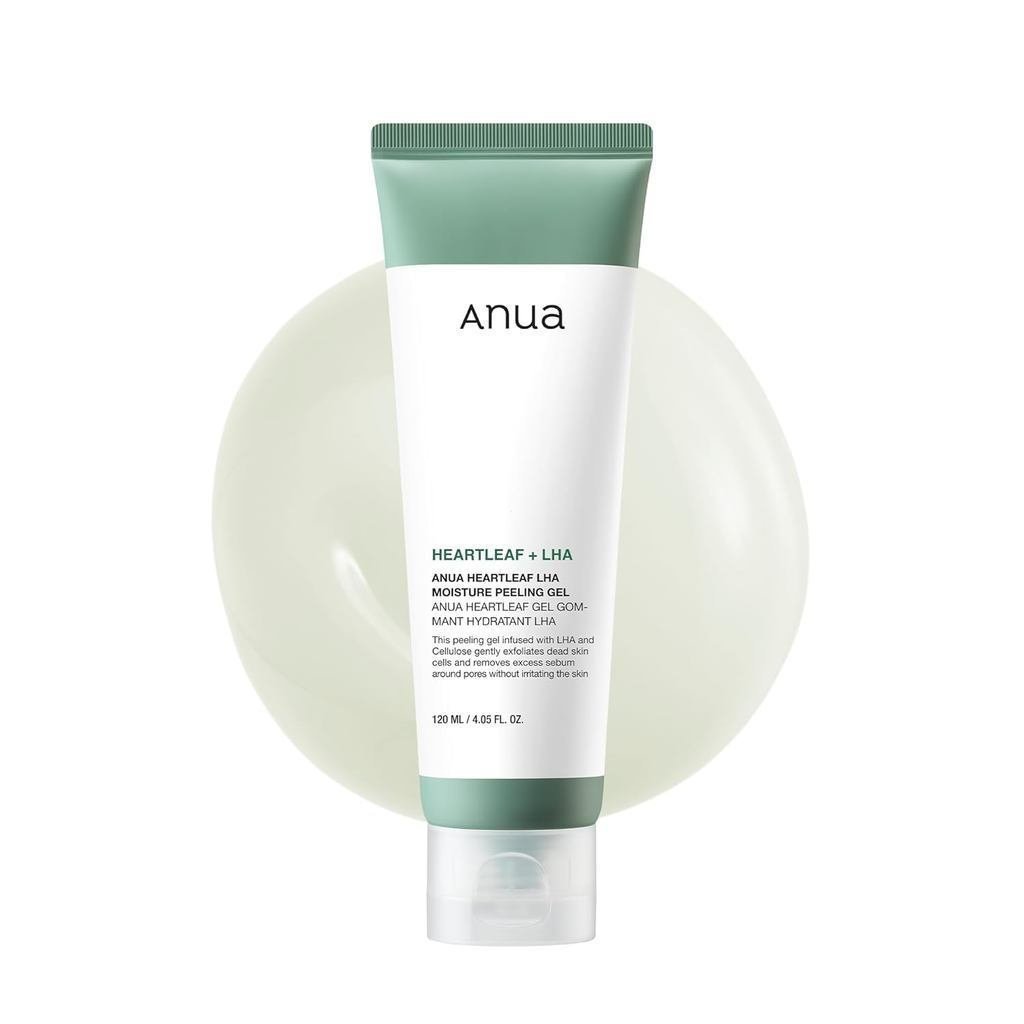 ANUAHeartleafLHAMoistureingGel,GentleExfoliation,HydratingFacialPeel,PoreCare,DeadRemval,Cellulsefor