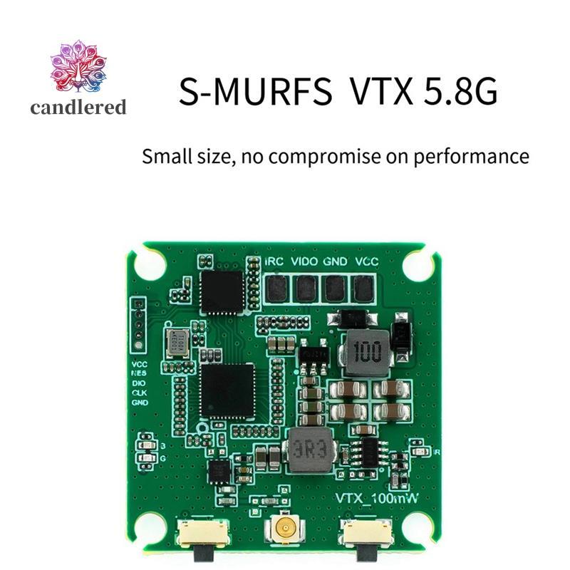 VTX 5.8G การส่งภาพแบบอะนาล็อก 25/50/100mw ระยะไกล VTX 25.5X25.5 มม.สําหรับ FPV Freestyle RC Drone