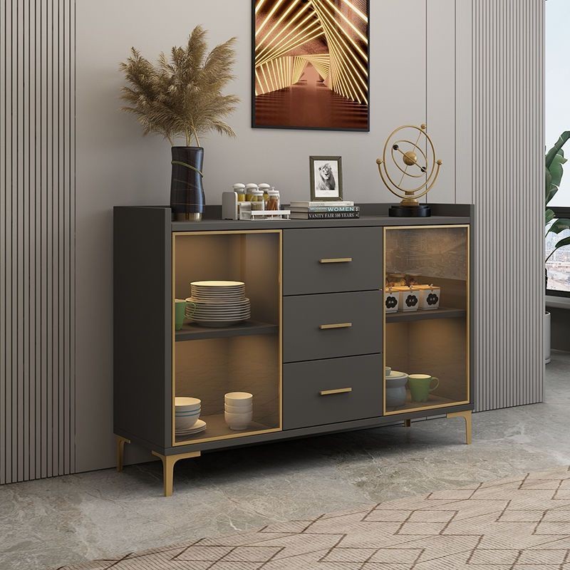 Living Room Wall Cupboard Storage Cabinet Sideboard Kitchen Wine Side Locker