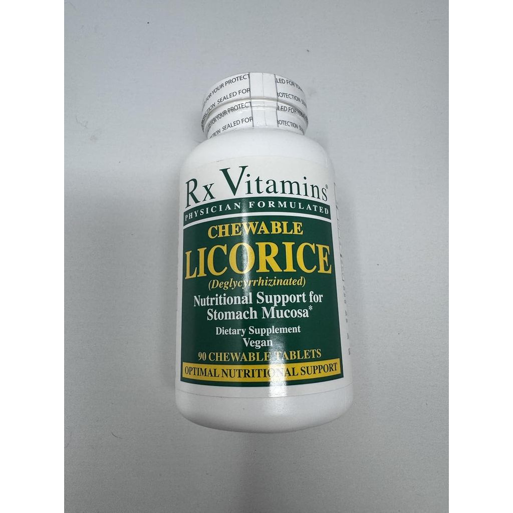 Rx Vitamins DGL Licorice 500 mg - 90 เม็ด