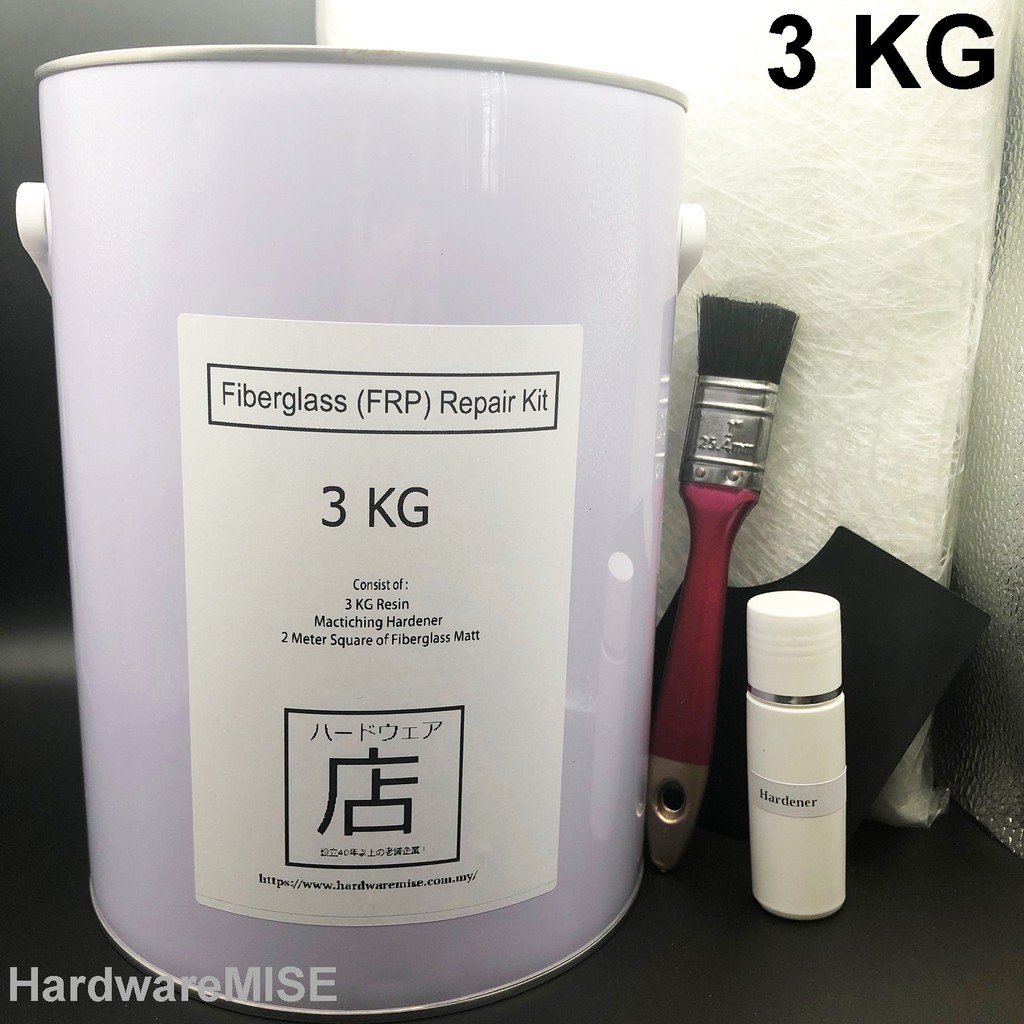 3KG ไฟเบอร์กลาส FRP ชุดซ่อมสําหรับ Fibrglass Tank Cooling Tower