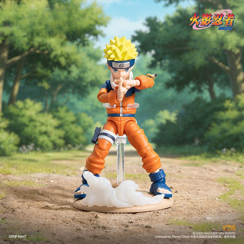POPMART x NARUTO POP Action Classic Naruto Uzumaki Sasuke Uchiha Gaara OQHI