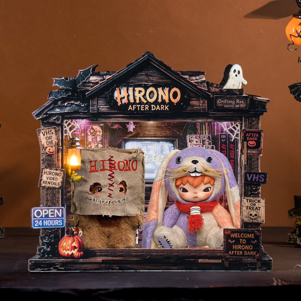 เหมาะสําหรับ Hirono Ono Hirono After Dark Halloween Series จี้ตุ๊กตา Mystery กล่องจัดเก็บกล่องแสดง