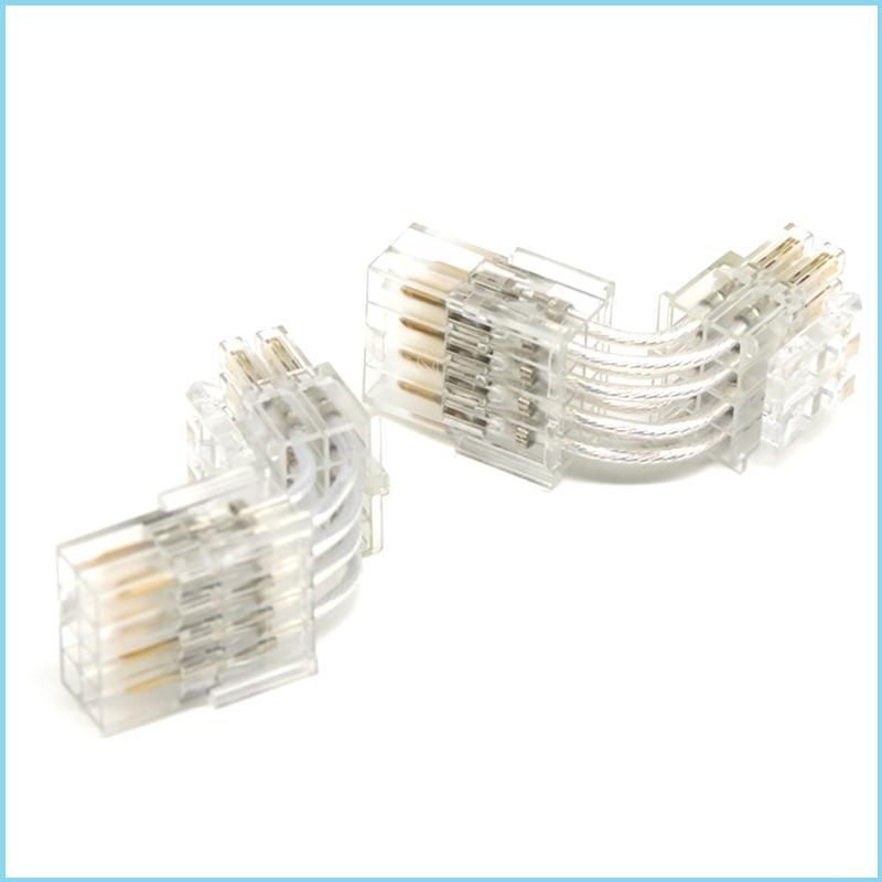 EZR 24Pin 8pin Female to Male 90 องศา Power Adapter Connector สําหรับ CPU power