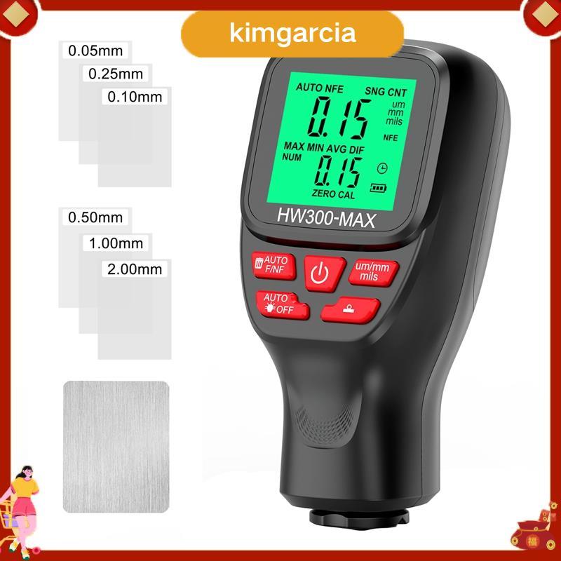 kimgarcia HW300-MAX เคลือบเครื่องวัดความหนาฟิล์มสีเครื่องวัดความหนา Universal Auto อะไหล่อะไหล่อะไหล
