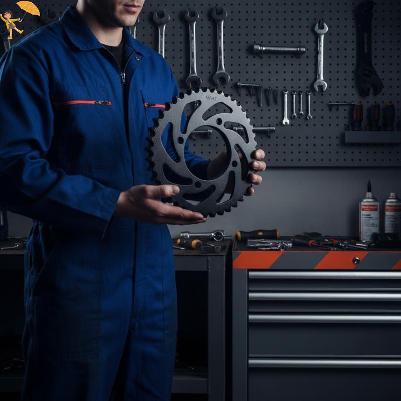 [GOU] 428 โซ่หลัง Sproet 41T ID76mm ความเข้ากันได้สูงสําหรับ 50cc ถึง 250cc Pit Dirt Bike Motocross 